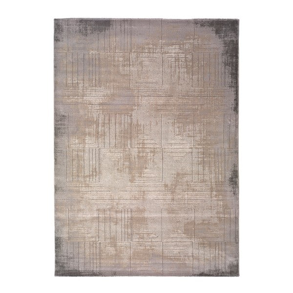 Pelēks un bēšs paklājs Universal Seti, 140 x 200 cm