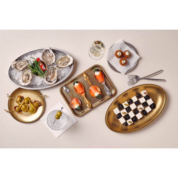 Servēšanas nerūsējošā tērauda paplāte 16x22 cm Serve – BonBistro-image-1