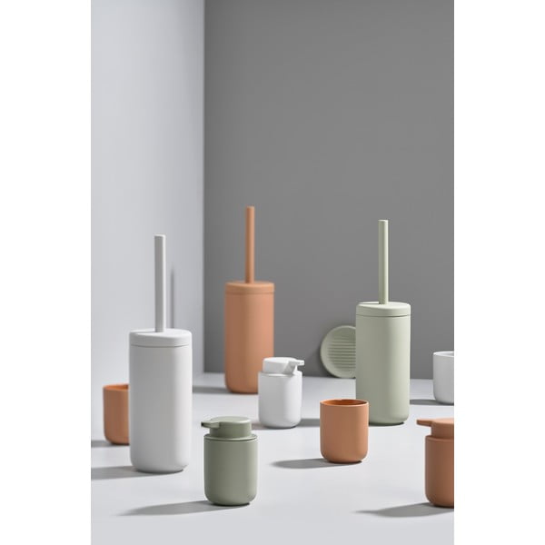 Gaiši pelēks keramikas ziepju dozators Zone Soft Grey, 250 ml-image-1