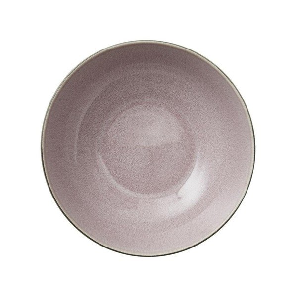 Pelēkas keramikas salātu bļoda ar rozā glazūru Bitz Mensa, diametrs 30 cm-image-4