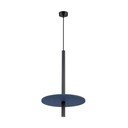 Tumši zila/bēša metāla piekaramā lampa ø 30 cm Rilu – Sollux