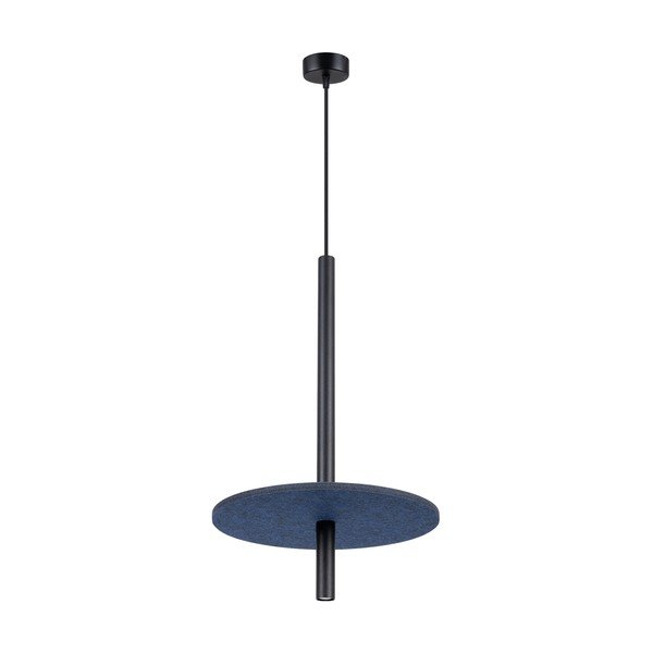 Tumši zila/bēša metāla piekaramā lampa ø 30 cm Rilu – Sollux