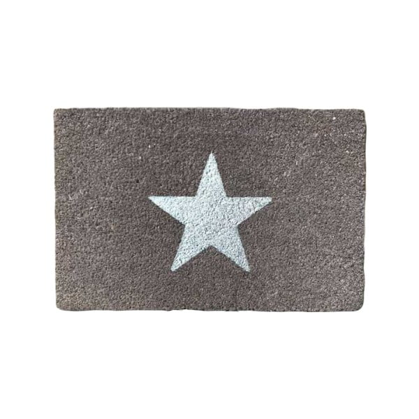 Dabīgās kokosšķiedras paklājs Artsy Doormats Glitter Star, 40 x 60 cm
