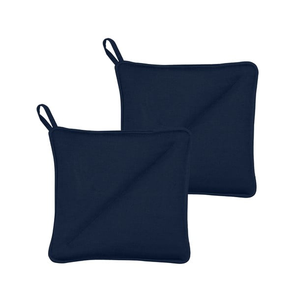 2 zilu kokvilnas galda paliktņu komplekts Södahl-image-2