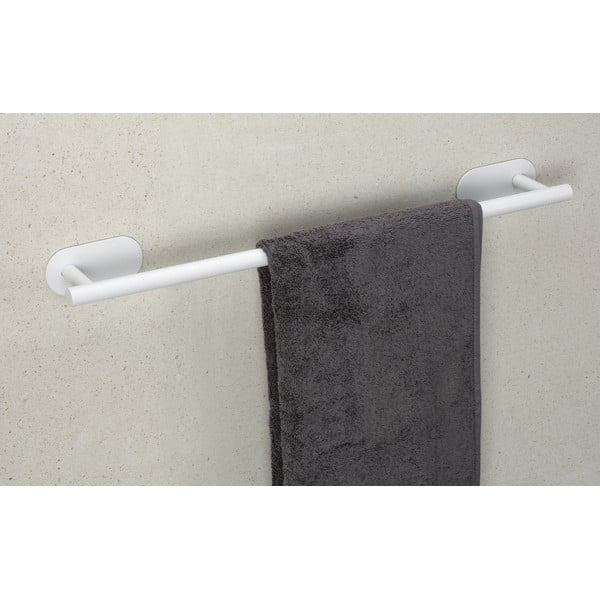 Balts nerūsējošā tērauda pašlīmējošs dvieļu turētājs Orea Uno – Wenko-image-1