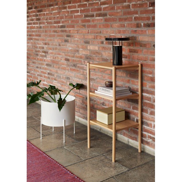 Balts metāla puķu pods ø 40 cm Airy – Hübsch-image-1