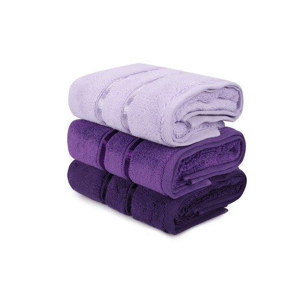 3 violetu dvieļu komplekts Hobby Dolce-image-2