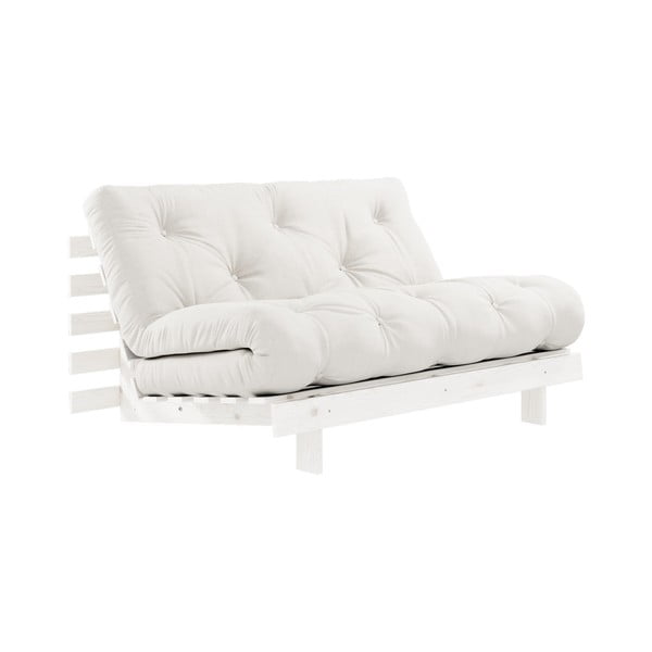 Balts izvelkamais dīvāns 140 cm Roots – Karup Design