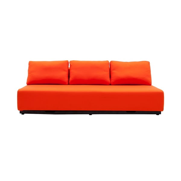Oranžs izvelkamais dīvāns Softline Nevada, 200 cm-image-3