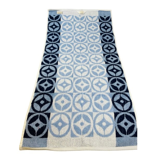 Zils kokvilnas dvielis 70x140 cm Compass – JAHU collections-image-2