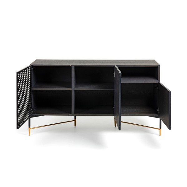 Melna kumode Kave Home Norfort-image-3