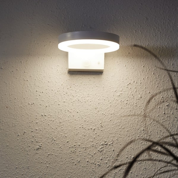 LED sienas lampa ar saules baterijām Star Trading Vidi, 16 x 7 cm