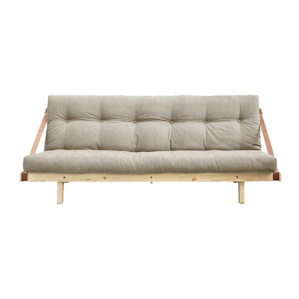 Izvelkamais dīvāns Karup Design Jump Natural Clear/Linen Beige