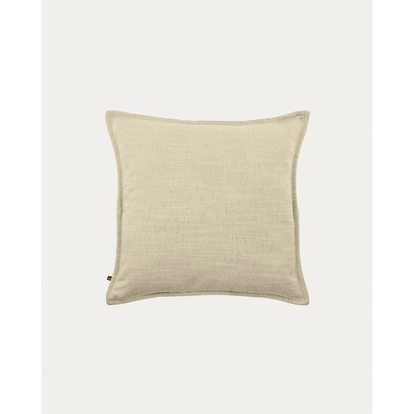 Spilvendrāna no lina maisījuma 45x45 cm Blok – Kave Home-image-2