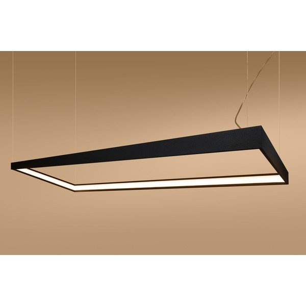 Melna metāla LED piekaramā lampa TUULA – Thoro-image-3