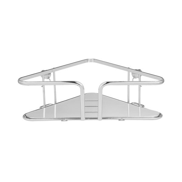 Nerūsējošā tērauda stūra sienas vannas istabas plaukts sudraba krāsā Termoli – Wenko-image-2