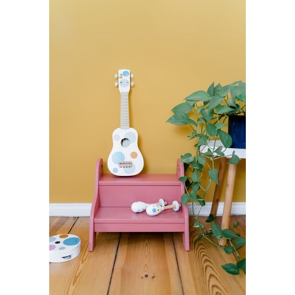 Gaiši sarkans pakāpšanās soliņš Dusky Pink – Kindsgut-image-4