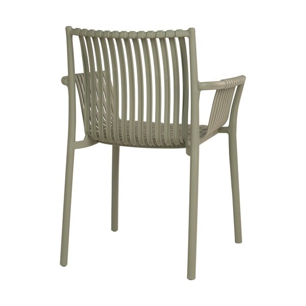 Zaļi plastmasas dārza krēsli (2 gab.) Tulsa – House Nordic-image-4