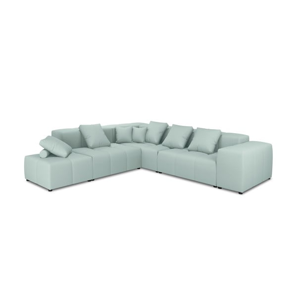 Zaļš stūra dīvāns (maināms stūris) Rome – Cosmopolitan Design 