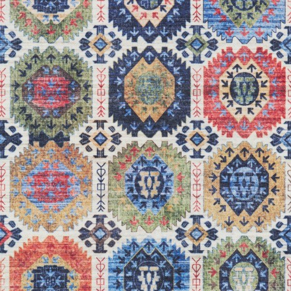 Krāsains paklājs ar augstu kokvilnas sastāvu Nouristan Kilim Masin 120 x 170 cm-image-4