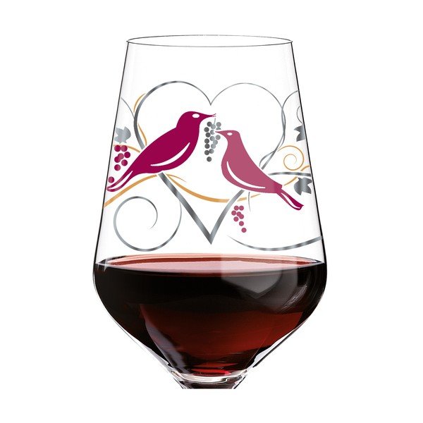Sarkanā vīna glāze no kristāla stikla Ritzenhoff Anissa Mendil, 580 ml-image-2