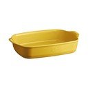 Spilgi dzeltens keramikas trauks cepšanai Emile Henry, 36 x 23 cm