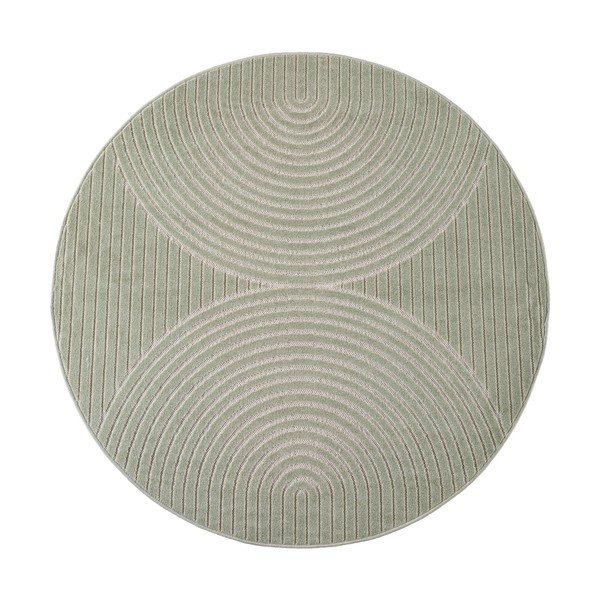 Zaļš apaļš iekštelpu un āra paklājs ø 160 cm Nova 1201 – Ayyildiz Carpets