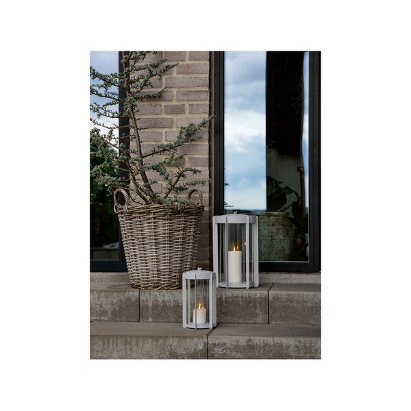 Gaiši pelēka LED laterna ar USB (augstums 25 cm) Firefly – Zone-image-4