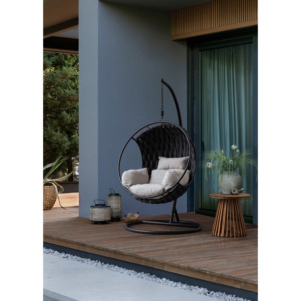 Akācijas masīvkoka apaļš dārza galdiņš ø 50 cm Rodano – Bizzotto-image-2