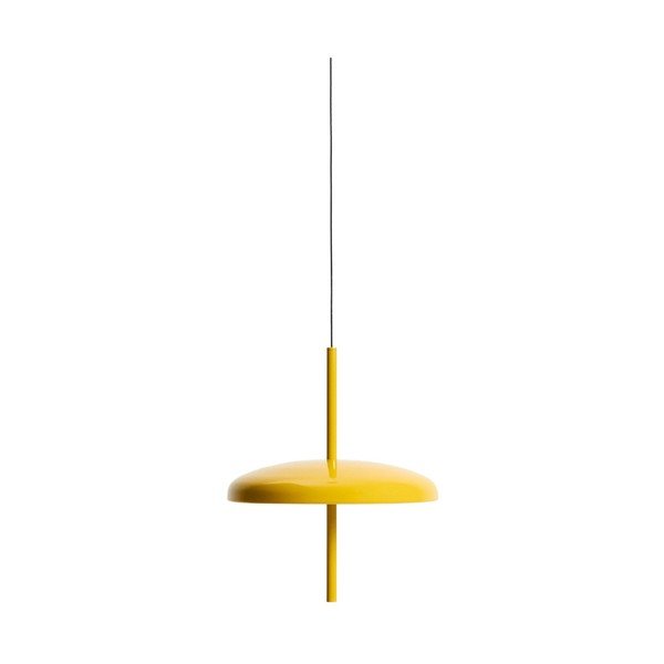Dzeltena LED piekaramā lampa ar regulējamu spilgtumu ar metāla abažūru ø 16 cm Porte – Kave Home