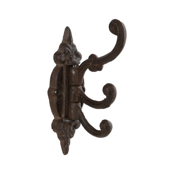 Tumši brūns metāla sienas āķis – Esschert Design-image-1