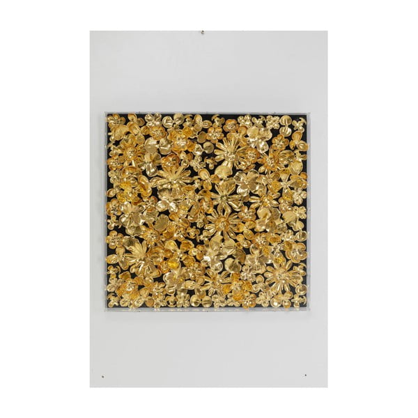 Glezna 60x60 cm Gold Flower – Kare Design