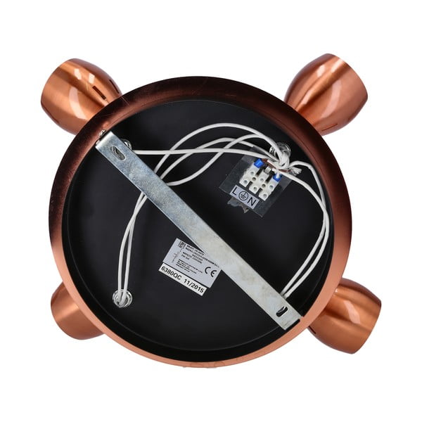 Griestu lampa vara krāsā ar metāla abažūru 35x35 cm Cross – Candellux Lighting-image-4