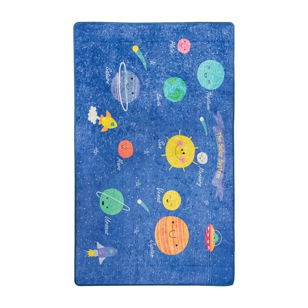 Zils bērnu paklājs Space, 140 x 190 cm