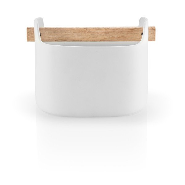 Balts keramikas galda piederumu trauks Eva Solo Nordic, augstums 15 cm-image-1