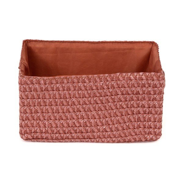 Sarkans uzglabāšanas grozs Compactor Lilou Basket Terracotta-image-2
