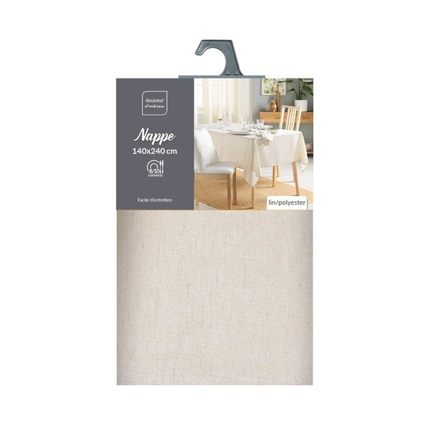 Mazgājams galdauts 140x240 cm Pauline – douceur d'intérieur