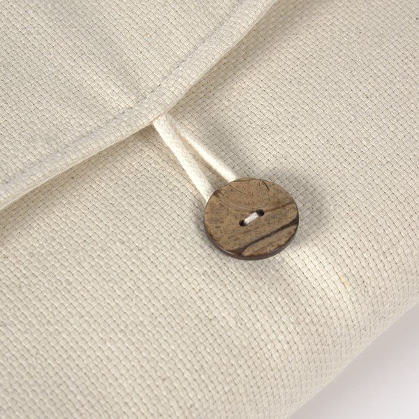 Balts organiskās kokvilnas pārtinamais paklājiņš Kave Home Jeila-image-4