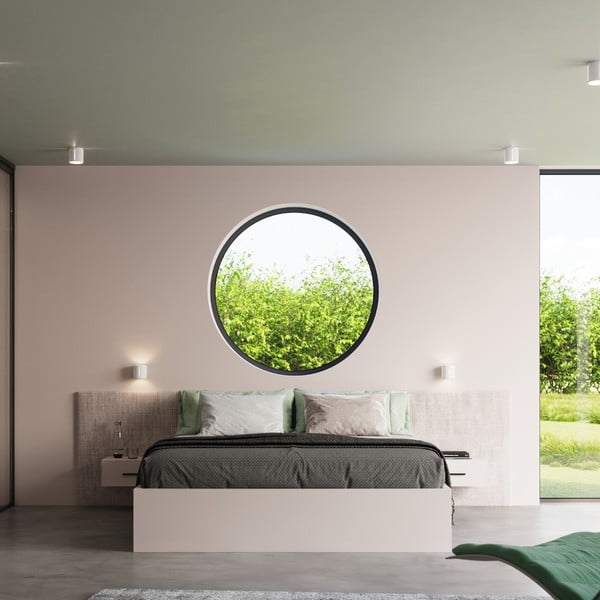 Balta griestu lampa ar metāla abažūru Vulco – Sollux-image-4