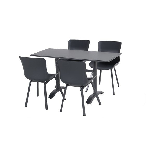 2 pelēku Hartman Sophie Element dārza krēslu komplekts-image-1