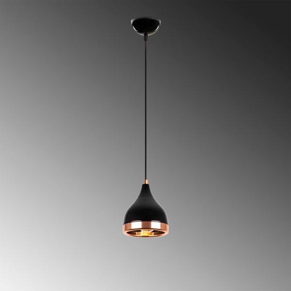 Melna/vara krāsas piekaramā lampa ø 14 cm Yildo – Opviq lights-image-4