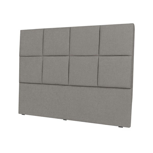 Gaiši pelēks gultas galvgalis Mazzini Sofas Barletta, 180 x 120 cm-image-2