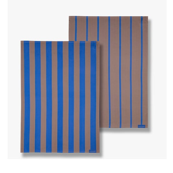 Kokvilnas trauku dvieļi (2 gab.) 50x70 cm Stripes – Mette Ditmer Denmark