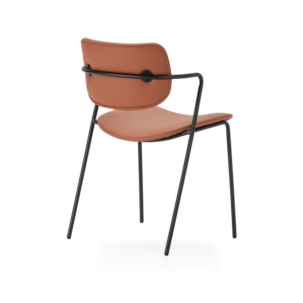 Ķieģeļu sarkani pusdienu krēsli (2 gab.) Maika – Marckeric-image-3