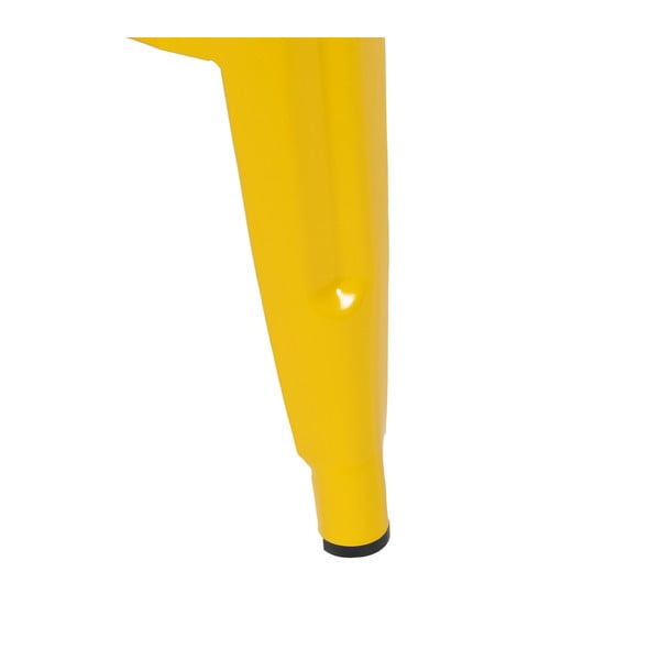 Dzeltenas metāla bāra taburetes (2 gab.) (sēdekļa augstums 61 cm) – Ixia-image-2