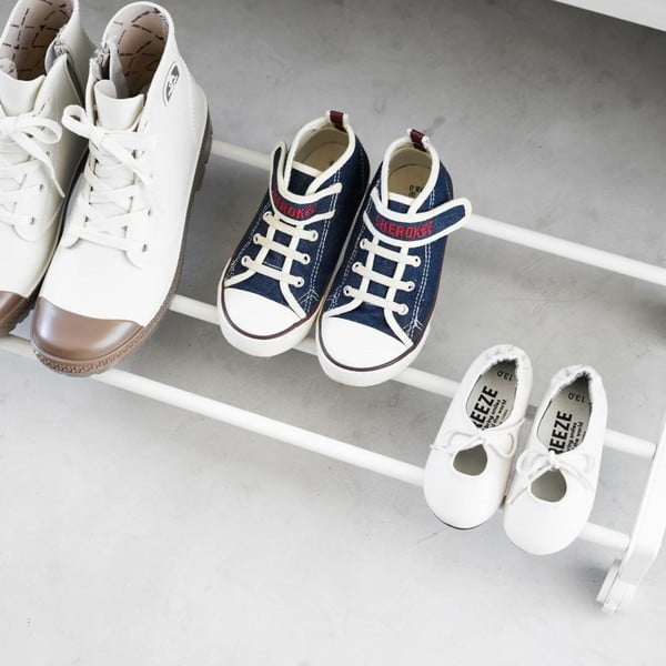 Balts metāla apavu statīvs 83,5x14,5x27,5 cm Tower – YAMAZAKI-image-4