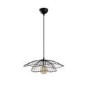 Melna piekaramā lampa ar metāla abažūru ø 50 cm Farac – Opviq lights