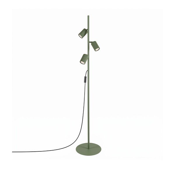 Zaļa alumīnija stāvlampa ar saliekamu konstrukciju (augstums 155 cm) Gleam – Sollux