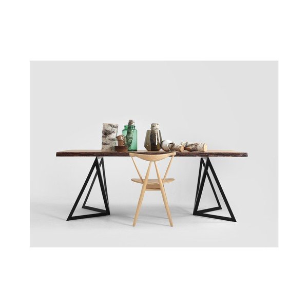 Ēdamgalds ar priedes koka virsmu Custom Form Sherwood Dark, 240 x 100 cm-image-4