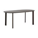 Dārza ēdamgalds ar stikla galda virsmu 90x180 cm Erice – Kave Home
